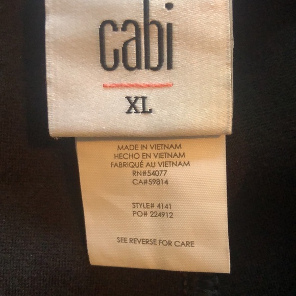 CAbi Lean Leggings Limited Edition In Black Style Number 4141 - Picture 4 of 6